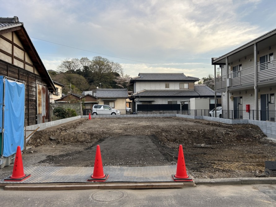 外構埋戻し・基礎準備