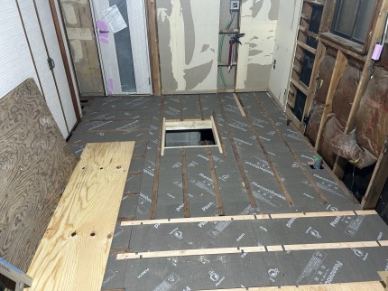 リフォーム　床断熱